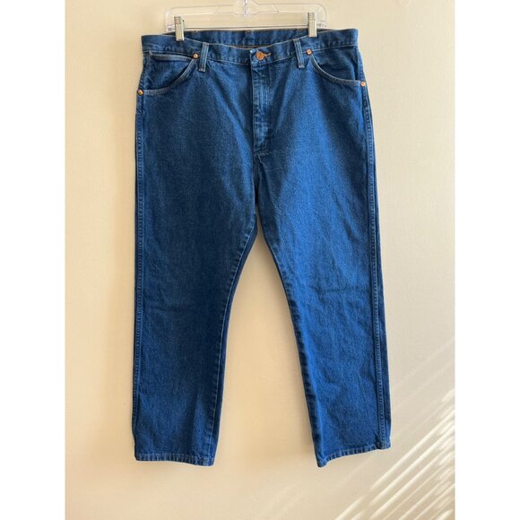 VTG Wrangler Cowboy Cut Jeans Mens 38X30 13MWZPW Western 90s - Picture 2 of 6